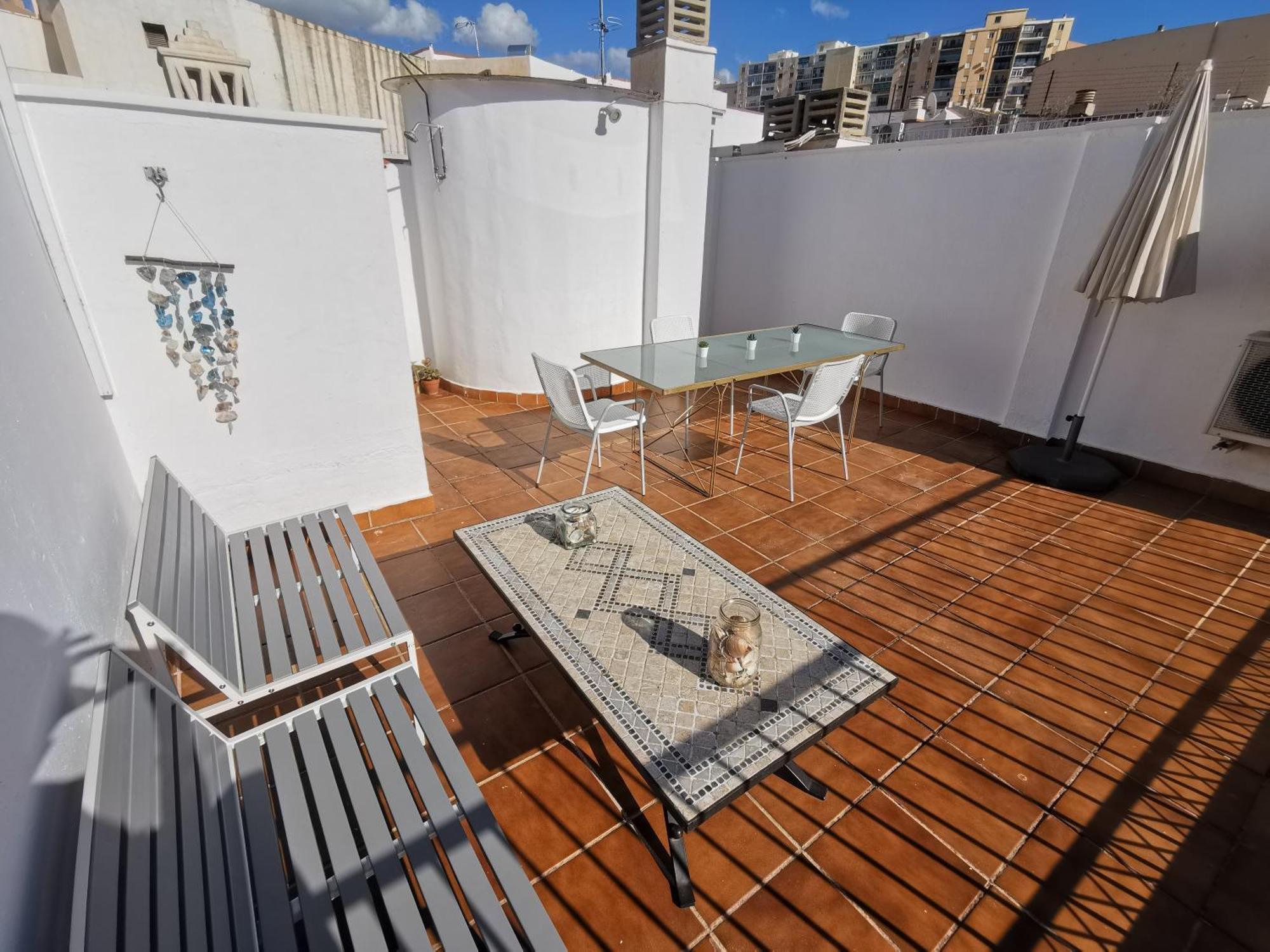 Atico Con Vistas Centro Historico / Terraza 40 M Daire Málaga Dış mekan fotoğraf