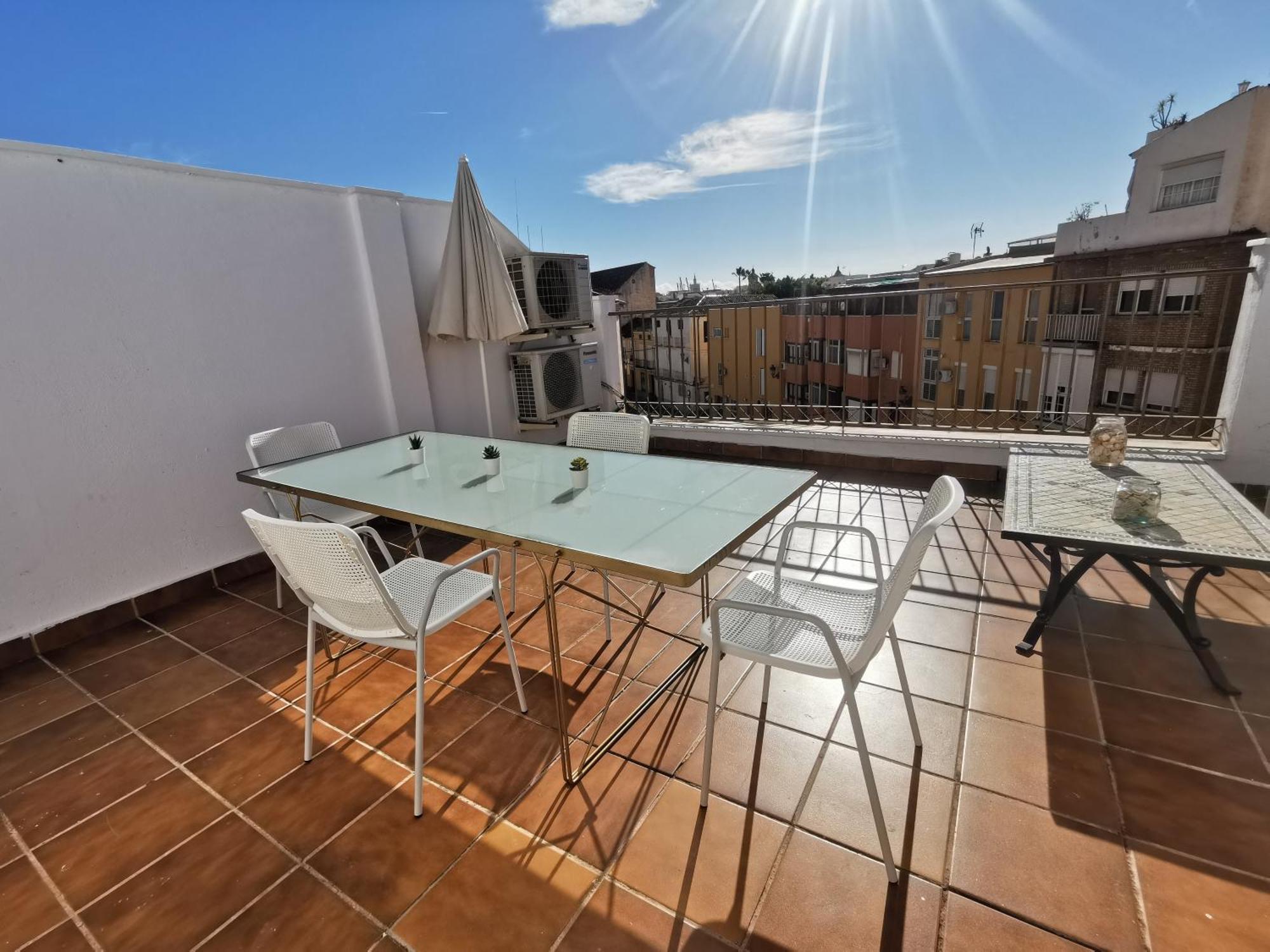Atico Con Vistas Centro Historico / Terraza 40 M Daire Málaga Dış mekan fotoğraf