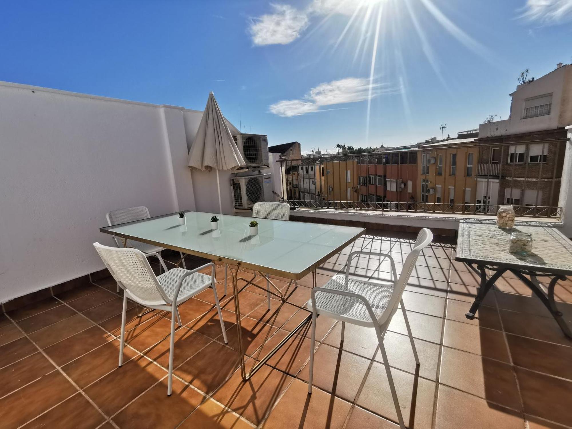 Atico Con Vistas Centro Historico / Terraza 40 M Daire Málaga Dış mekan fotoğraf